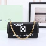 Jitney Slogan-Print Wallet Off-White OFF033 - Image 12