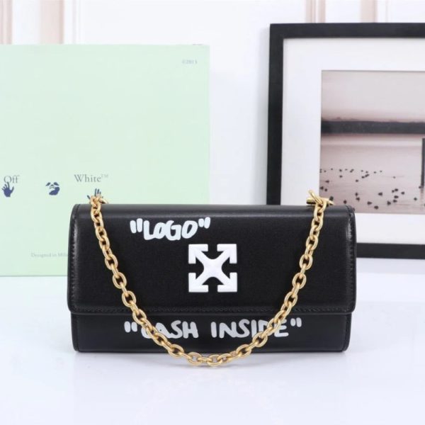 Jitney Slogan-Print Wallet Off-White OFF033 - Image 12