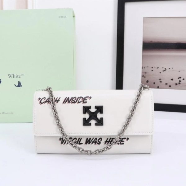Jitney Slogan-Print Wallet Off-White OFF033 - Image 16