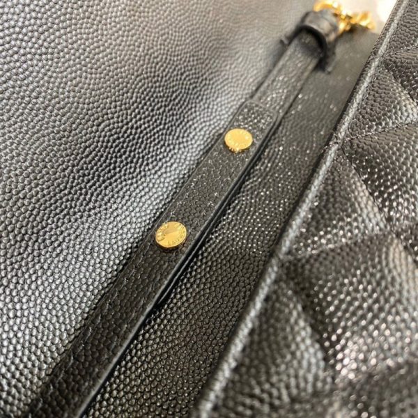 Yves Saint Laurent Small Envelope Chain Wallet YSL012 - Image 6