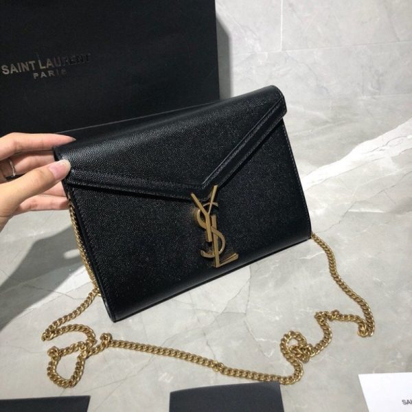 d136054_25787-1.jpg Yves Saint Laurent Cassandra Chain Wallet YSL013 - Image 1