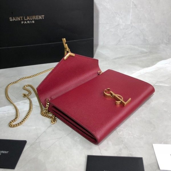 Yves Saint Laurent Cassandra Chain Wallet YSL013 - Image 13