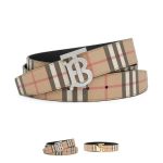 Belt Burberry Vintage TB Reversible Buckle BY016 - Image 5