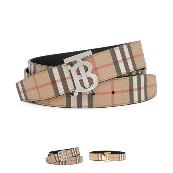 Belt Burberry Vintage TB Reversible Buckle BY016 - Image 5