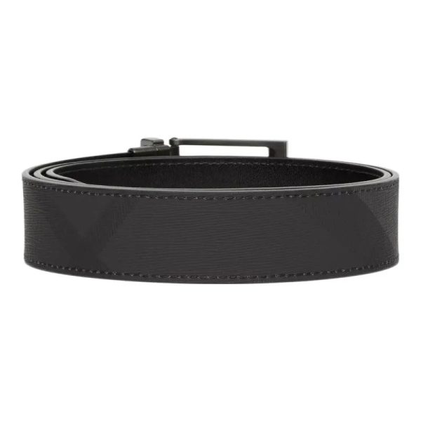 Belt Burberry Check Print Reversible BY017 - Image 3