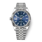 Rolex Date Just Blue Stick Dial RLX014