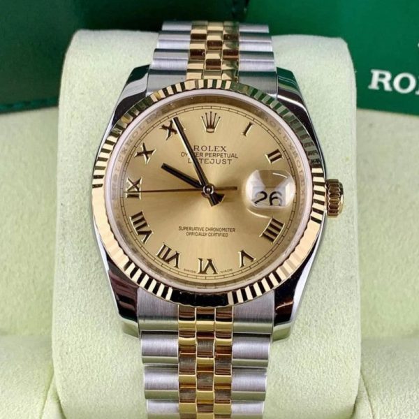 Rolex Date Just Champagne Gold RLX016 - Image 2