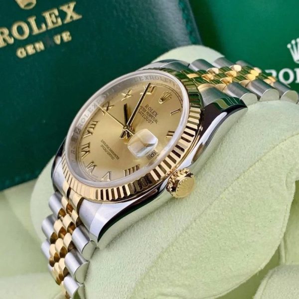 Rolex Date Just Champagne Gold RLX016 - Image 3
