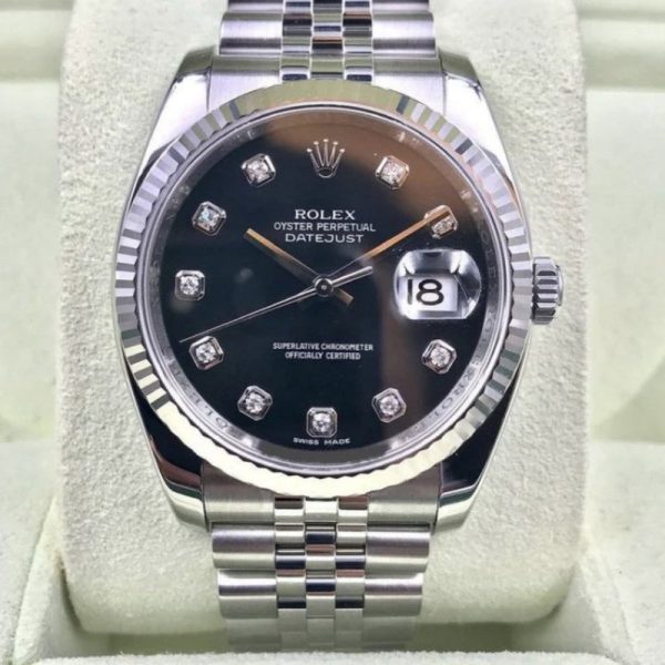 Rolex Date Just Champagne Diamond RLX017 - Image 3
