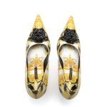 Versace Medusa Decollete Barocco Toe Pump VSC008 - Image 4