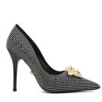 Versace Medusa Decollete Studded Pointed Toe Pump VSC009