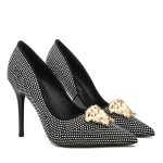 Versace Medusa Decollete Studded Pointed Toe Pump VSC009 - Image 3