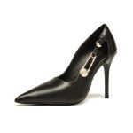 Versace Pointed Toe Stiletto Heel Pumps Buckle Strap VSC010