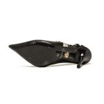 Versace Pointed Toe Stiletto Heel Pumps Buckle Strap VSC010 - Image 5
