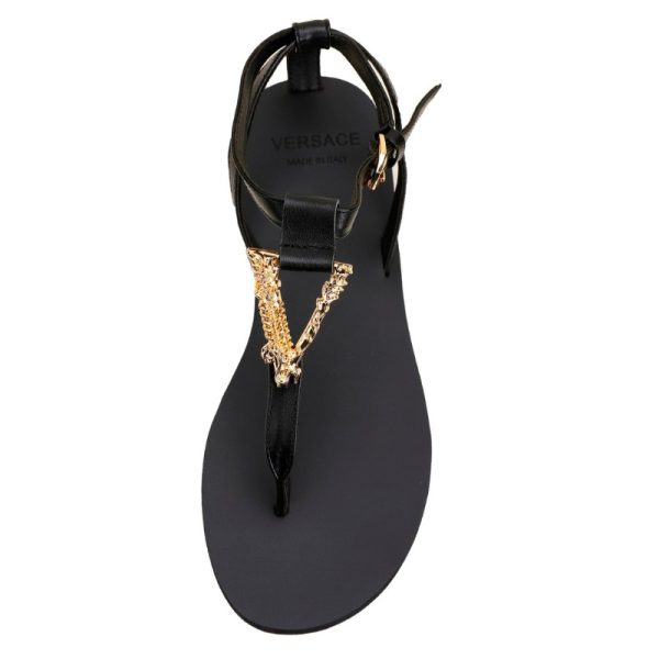 Versace Virtus Flat Sandals VSC012 - Image 4