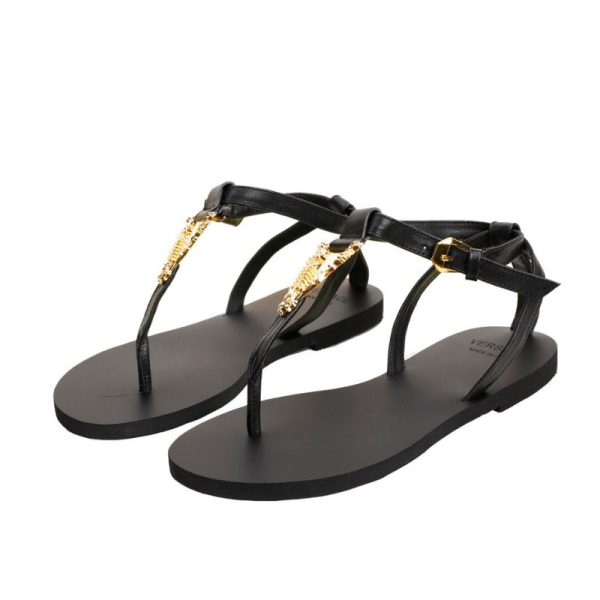 Versace Virtus Flat Sandals VSC012 - Image 5