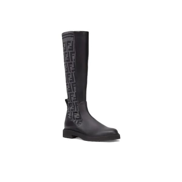 Fendi Rockoko Leather Boot FDW005 - Image 6