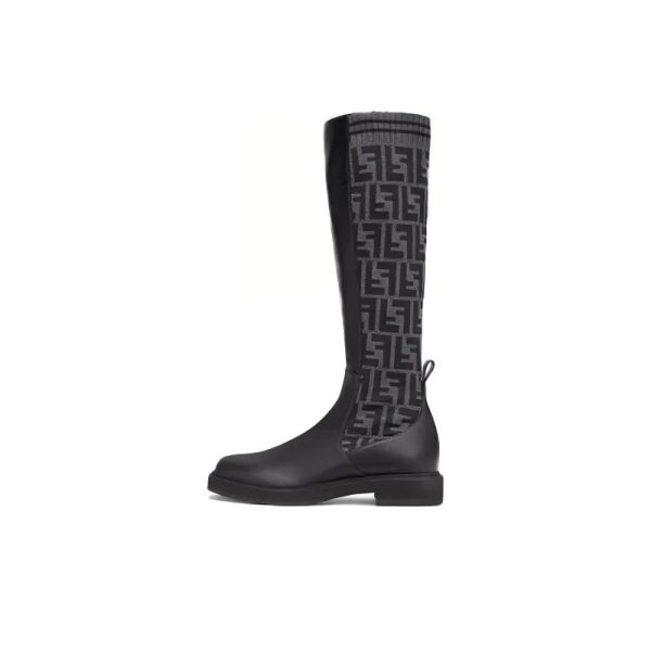 Fendi Rockoko Leather Boot FDW005 - Image 7