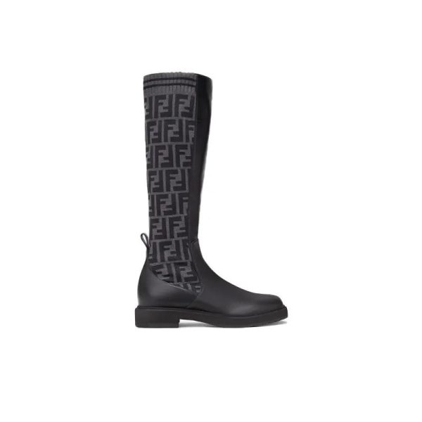 Fendi Rockoko Leather Boot FDW005 - Image 8