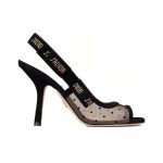Dior High Heel Mary Jane Black DO071 - Image 3