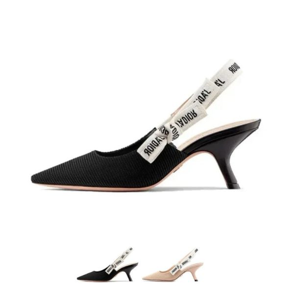 Christian Dior Slingback 6.5cm Pumps DO072 - Image 5