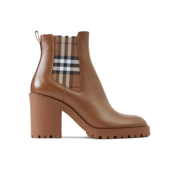 d137983_3087-1.jpg Burberry Checkered Panel Ankle Boots BY020 - Image 7