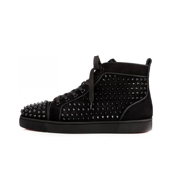 d138204_3936-1.jpg Christian Louboutin Spikes High Top Skateboarding Shoes CL009 - Image 1
