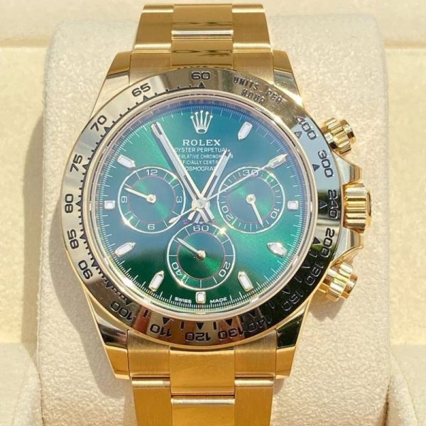 Rolex Daytona Gold Green RLX036 - Image 2
