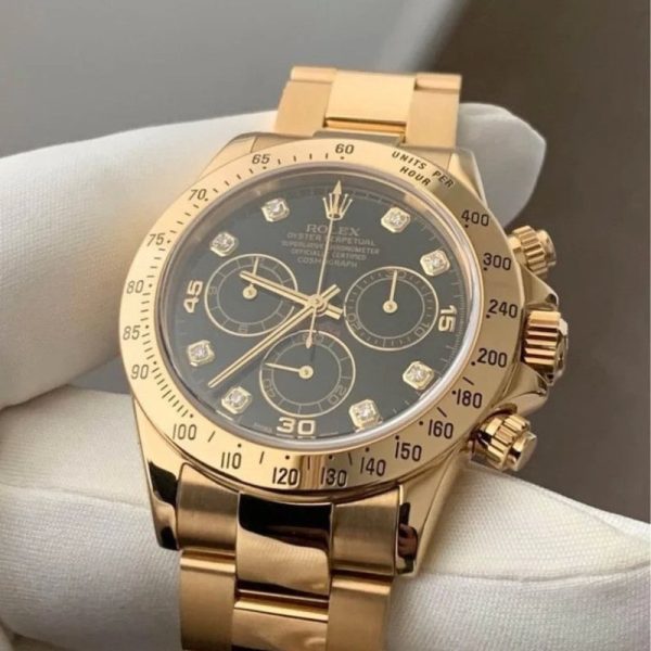 Rolex Daytona Gold Diamond RLX037 - Image 2