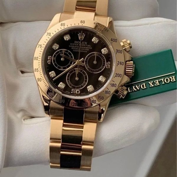 Rolex Daytona Gold Diamond RLX037 - Image 5
