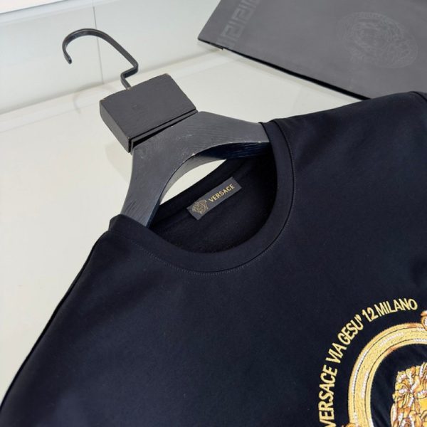 T-shirt Versace Coupe Blason With Embroidery VSC020 - Image 4