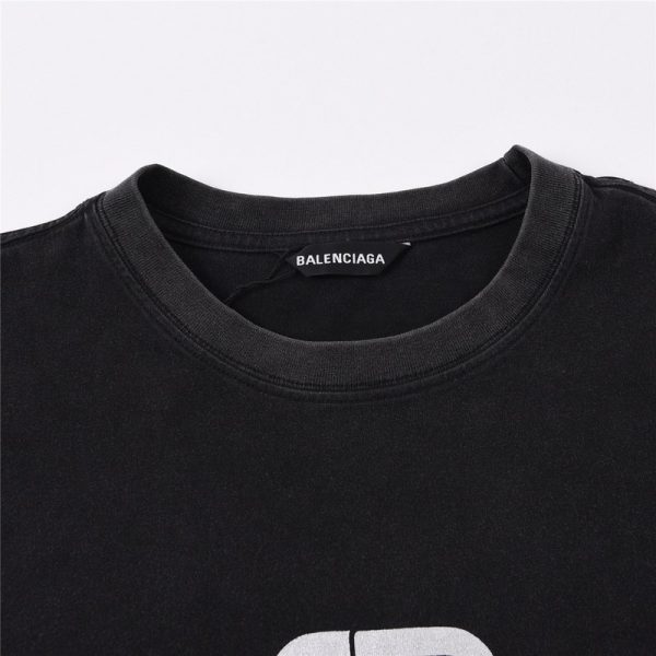 T-shirt Balenciaga Black BL130 - Image 4