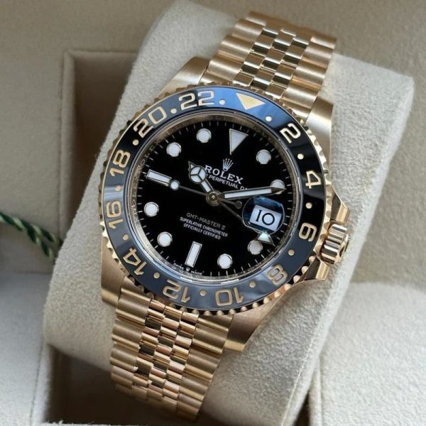Rolex GMT Master ll Black Gold Jubilee RLX051 - Image 2