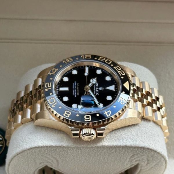 Rolex GMT Master ll Black Gold Jubilee RLX051 - Image 4