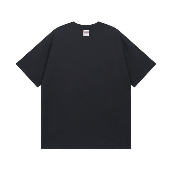 T-shirt Balenciaga Oversized Icon Black BL131 - Image 2