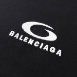 T-shirt Balenciaga Oversized Icon Black BL131 - Image 3