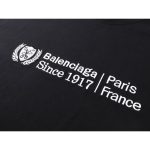 T-shirt Balenciaga Oversized Embroidery Since 1917 BL132 - Image 3
