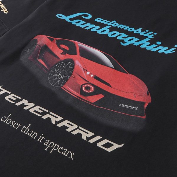 T-shirt Balenciaga Oversized Lamborghini BL133 - Image 10