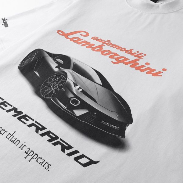 T-shirt Balenciaga Oversized Lamborghini BL133 - Image 15