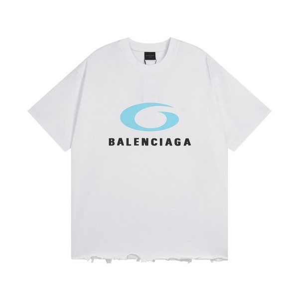 T-shirt Balenciaga Oversized Logo Print BL136 - Image 6