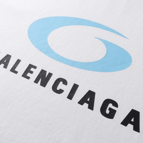T-shirt Balenciaga Oversized Logo Print BL136 - Image 8