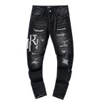 Jeans Amiri Logo Black AM024