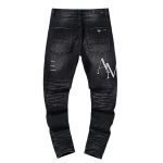Jeans Amiri Logo Black AM024 - Image 2