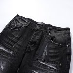 Jeans Amiri Logo Black AM024 - Image 3