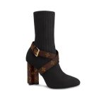 Louis Vuitton Silhouette Ankle Boots Heel And Strap LVW049 - Image 2