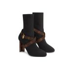 Louis Vuitton Silhouette Ankle Boots Heel And Strap LVW049 - Image 3