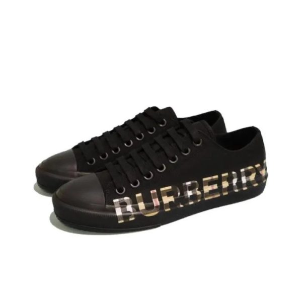 Sneakers Burberry Logo Print Larkhall Canvas BY029 - Image 3