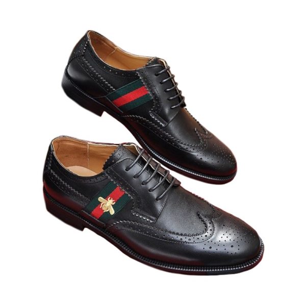 d141297_5105-1.jpg Gucci Classic Oxford Spirit Lace Ups Loafer GC154 - Image 1