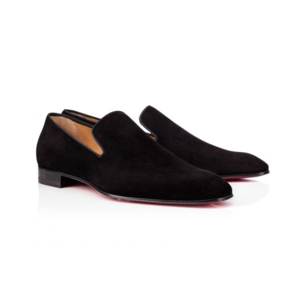 d141334_3900-1.jpg Christian Louboutin Dandelion Suede Loafers CL011 - Image 1