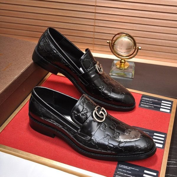 d141745_5224-1.jpg Gucci Relief Loafer Black GC159 - Image 1